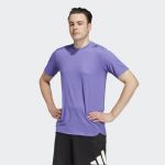 adidas T-Shirt de HIIT AEROREADY Designed for Training Purple Rush 2XL - IB9102-0006