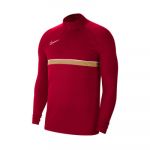 Nike Sweatshirt Academy 21 Drill Top Red-White-Jersey Gold S - CW6110-677-S