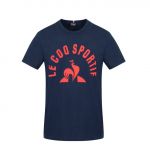 Le coq sportif T-shirt Bat Tee SS N°2 Bleu nuit M - 2220666-M