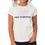 New Balance T-shirt Essentials Stacked Logo Mulher Print-Pattern-Misc S - WT91546-MLT-S