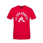 Le coq sportif T-shirt Bat Tee SS N°2 Rouge Electro M - 2210559-M