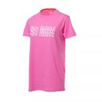 New Balance T-shirt Essentials Celebrate FZ Mulher Vibrant Pink XS - WT21507-VPK-XS