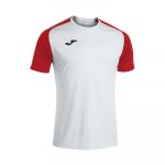 Joma T-shirt Academy IV m/c Branco-Vermelho S - 101968.206-S