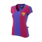 COPA T-shirt FC Barcelona 1976 - 77 Womens Retro Football Shirt Azul-Grená L - 5300-L