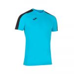 Joma T-shirt Academy III m/c Turquesa fluorescente-Azul Marinho XL - 101656.013-XL