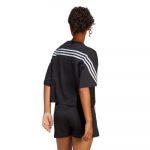 Adidas T-shirt Future Icons 3 Stripes Mulher Black XS - HT4695-XS