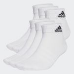 adidas Meias pelo Tornozelo Sportswear - 6 pares White / Black 49-51 - HT3430-0005