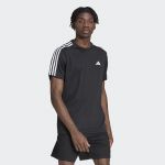adidas T-Shirt 3-Stripes Train Essentials Black / White S - IB8150-0002