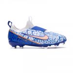 Nike Chuteiras Air Zoom Mercurial Vapor 15 Academy CR7 FG/MG Jr White-Metallic Copper-Concord 32 - DV8357-182-32