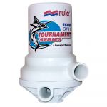 Rule Tounament Series 1600 Gph Livewell Pump Dual Port - 209FDP-RUL