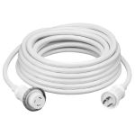 Hubbell Wiring Hubbell HBL61CM03W 30A 25 Foot White Shore Cord - HUBHBBL61CM03W