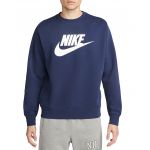 Nike Sweatshirt Sportswear Club Fleece Men's Graphic Crew dq4912-410 XL Azul