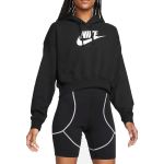 Nike Sweatshirt W Nsw Club Flc Gx Crop Hdy dq5850-010 S Preto