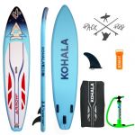 Kohala Prancha Stand Up Paddle Arrow 2 11' Kit Completo 150kg 335 X 75 X 15 cm