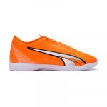 Puma Sapatilhas de Futsal Ultra Play IT Ultra Orange-White-Blue Glimmer 44 - 107227-01-44