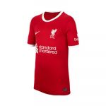 Nike Camisola Liverpool FC Primeiro Equipamento 23/24 Jr Gym red-White 140 cm - DX2766-688-140 cm