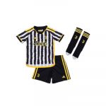 Adidas Conjunto Juventus Primeiro Equipamento 23/24 Jr Black-White 92 cm - IB0496-92 cm
