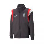 Puma Casaco AC Milan Fanswear 22/23 Jr Flat Dark Gray-Tango Red 116 cm - 769344-06-116 cm