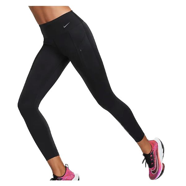 Nike Dri-fit Go S Firm-support Mid-rise 7/8 Leggings With Pockets  dq5692-010 Xs Preto