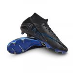Nike Chuteiras Zoom Mercurial Superfly 9 Academy FG/MG Black-Chrome-Hyper Royal 45 - DJ5625-040-45