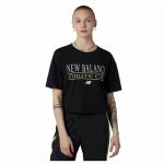 New Balance T-Shirt Mulher Essentials Athletic Club Boxy Preto 7348-13684, S