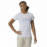 New Balance T-Shirt Mulher Essentials Celebrate Branco 6835-11821, S