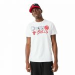 New Era T-Shirt Homem Nba Infill Graphic Chicago Bulls Branco 8287-16265, Xl