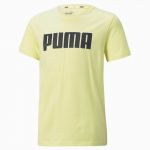 Puma T-Shirt Infantil Alpha Graphic Amarelo 7400-13835, 11-12 Anos