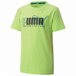Puma T-Shirt Infantil Alpha Graphic Tee 583188 Verde (6 Anos) 6711