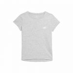 4F T-Shirt Infantil JTSD001 Cinzento 8540-17221, 8-9 Anos