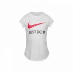 Nike T-Shirt Infantil Swoosh Jdi Branco 7331-13623, 7 Anos