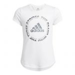 Adidas T-Shirt Infantil Aeroready Bold Branco 6660-11232, 14-15 Anos