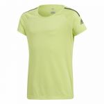 Adidas T-Shirt Infantil Training Cool Tee Verde Limão 7066-12664, 11-12 Anos