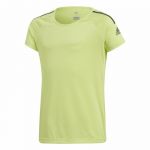 Adidas T-Shirt Infantil Training Cool Tee Verde Limão 7066-12663, 13-14 Anos