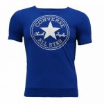 Converse T-Shirt Infantil Core Chuck Taylor Patch Azul 13005-29694, 4-5 Anos