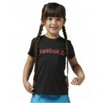 Reebok T-Shirt Infantil G Es Tee Bas Preto 6532-10881, M