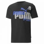Puma T-Shirt Ess+ Logo Power Preto Homem 43426-54082, M