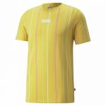 Puma T-Shirt Homem Modern Basics Stripe M Amarelo 6865-11939, L