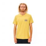 Rip Curl T-Shirt Homem Amarelo Homem 7136-12912, Xl