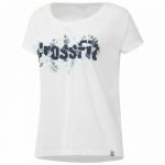 Reebok T-Shirt Mulher Floral Easy Crossfit Branco 7279-13442, Xs