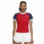 Nike T-Shirt Mulher Ténis Azul Vermelho 37997-45344, M