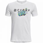 Under Armour T-Shirt Criança Curry Trolly Branco 43243-53562, 14-16 Anos