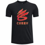 Under Armour T-Shirt Homem Curry Lightning Logo Preto 41166-50112, 10-12 Anos