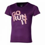 Asics T-Shirt Infantil Graphic Go Run It Violeta 7404-13839, 13 Anos