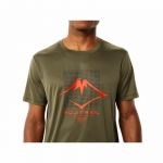 Asics T-Shirt Homem Fujitrail Verde 5811-8342, S