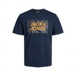 Jack & Jones T-Shirt Homem Tee Ss Crew Neck Fst 12232356 Azul Marinho 8463-16953, S