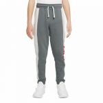 Nike Calças de Treino Infantis Sportswear Branco Cinzento Escuro 38019-45409, 10-12 Anos