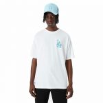 New Era T-shirt de Basquetebol Mlb League Essentials La Dodgers Branco 43410-54019, Xl