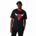 New Era T-shirt de Basquetebol Nba Mesh Chicago Bulls Preto 43379-53917, M
