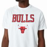 New Era T-shirt de Basquetebol Nba Chicago Bulls Branco 43356-53829, L